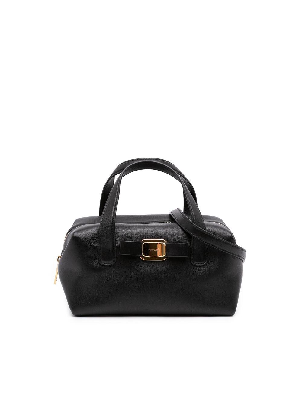 Ferragamo Leather Vara Plate #372231F73B